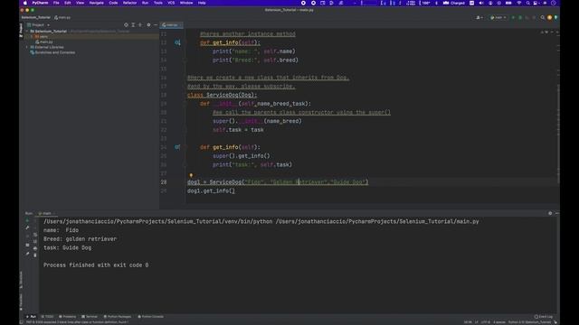 Full Python OOP Tutorial Covering Polymorphis, classes, abstract classes, encapsulation, overriding смотреть онлайн