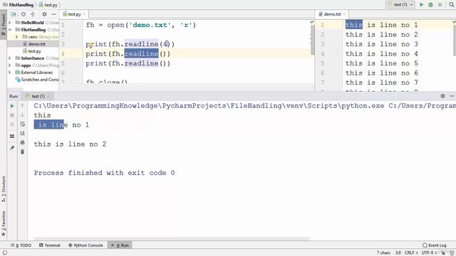 Reading Files in Python | python tutorials смотреть онлайн