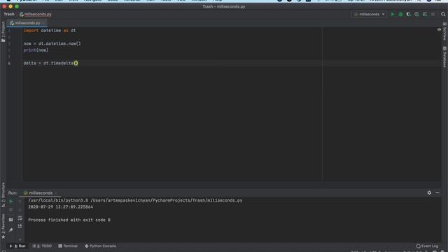 Easiest way to clear microseconds. Python Datetime. смотреть онлайн