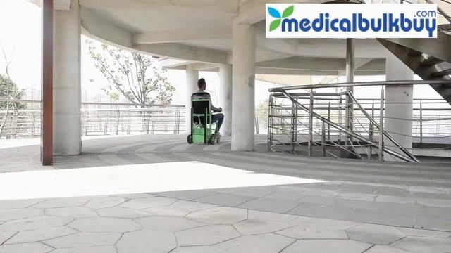 Multi use stair climbing power wheelchair G06 | step climbing electric wheelchair - medicalbulkbuy смотреть онлайн