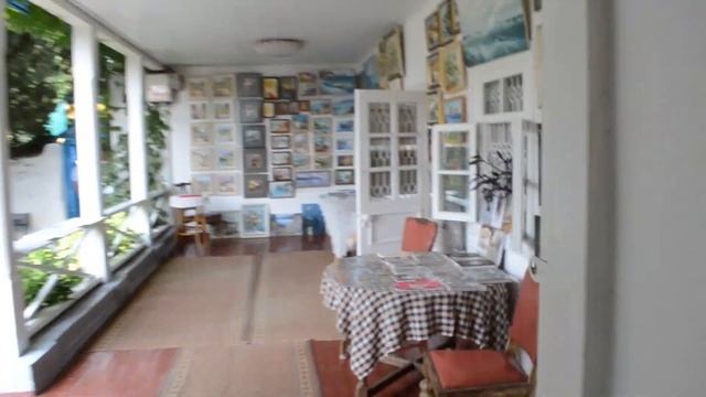 Крым Гурзуф 2016 июль - Аннушка в музее Дача Чехова смотреть онлайн