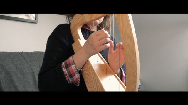 Menuet en Do majeur (Leopold Mozart) - 12 strings harp cover + music sheet смотреть онлайн