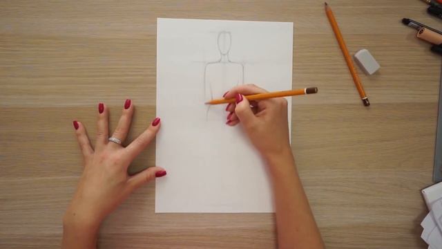 Рисование фигуры человека в fashion-иллюстрации (Первый бесплатный урок) смотреть онлайн