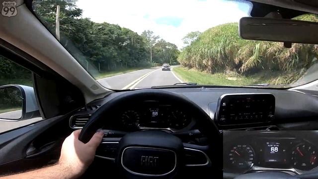 FIAT CRONOS 1.0 NA PISTA SIMPLES DEU TRABALHO PRA ULTRAPASSAR... | CANAL ROUTE 99