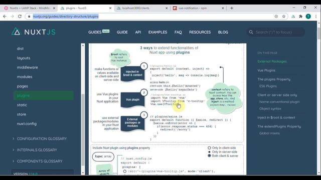 Lập trình NuxtJS - 19 Tìm hiểu về Plugins смотреть онлайн