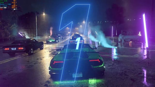 NFS Heat on GTX 1650 GDDR6 and Ryzen 3 3100 смотреть онлайн
