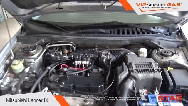 ГБО на Mitsubishi Lancer IX 1.6 98HP. ГБО STAG autogas systems. Газ на Мицубиси Лансер(STAG Польша) смотреть онлайн
