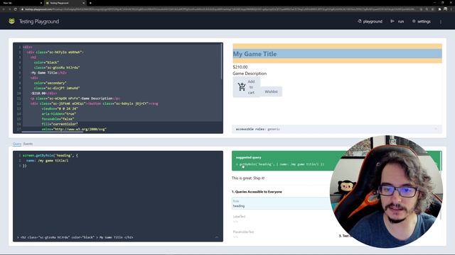 Debugando e agilizando testes na React Testing Library смотреть онлайн