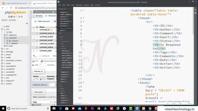 #14. CMS Comment Display | CMS Project Tutorial | CMS Blog Application | PHP and MySQL | 2020 смотреть онлайн