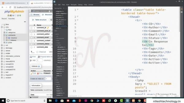 #14. CMS Comment Display | CMS Project Tutorial | CMS Blog Application | PHP and MySQL | 2020