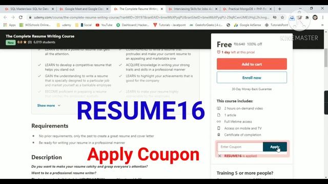 Udemy Free Certificate Courses SQL mongoDB + PHP Google Meet & Classroom Online Classes #DeepShukla смотреть онлайн