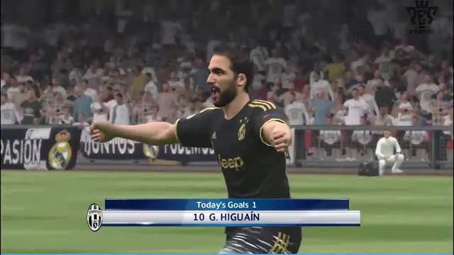 R. Madrid 1 - 4 Juventus I Match Highlight I First debut goal of Higuain - PES 2016 смотреть онлайн