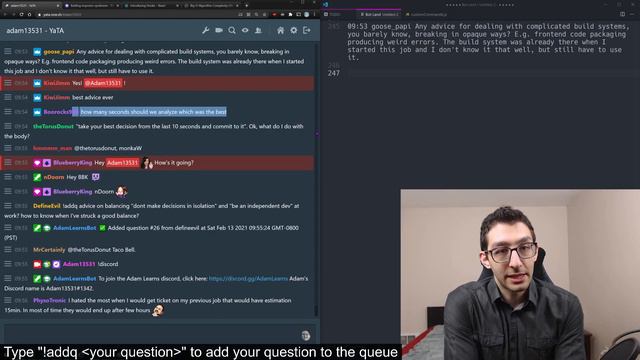 Group Mentoring On Twitch #3 (February 13th, 2021)