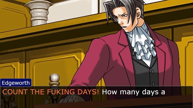 Phoenix and Edgeworth argue over how many days there are in a week смотреть онлайн