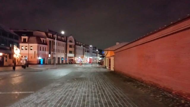 Night walk in Minsk city- Belarus. смотреть онлайн