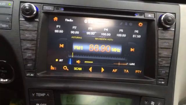 AX-8004D Equipo multimedia Android para Toyota Prius con cá смотреть онлайн