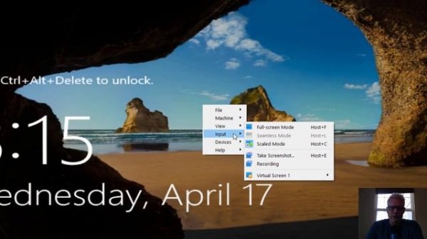 How to Press Ctrl-Alt-Del in a VirtualBox Windows Guest