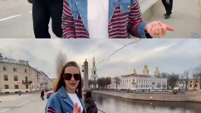 Мосты Санкт - Петербурга. Особенное место, где видно сразу несколько мостов. Историческое место. смотреть онлайн