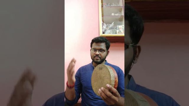 Kanjira Fingering Lesson By  Sunil Kumar In Adhi Thalam , Basic Notes In Kanjira