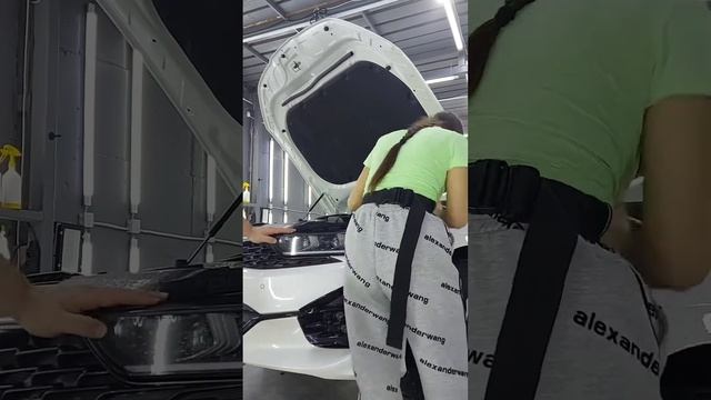 Оклейка полиуретановой пленкой Kia K5. Детейлинг Омск. смотреть онлайн