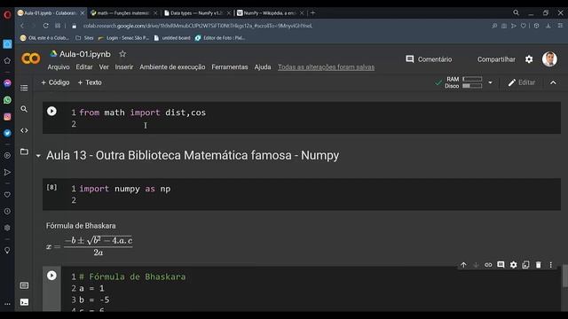 Curso Python - aula 13 - Biblioteca Numpy смотреть онлайн