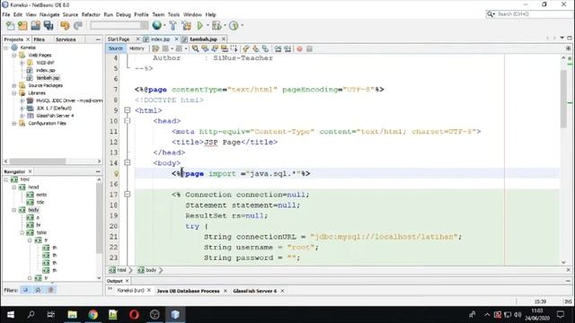 Tambah Data di JSP dengan Netbeans смотреть онлайн