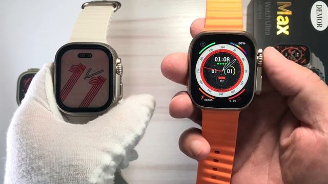 IWO Watch Ultra 2 vs ZD8 Ultra MAX Smart Watch 49mm Series 8 IWO Ultra 2 Smartwatch Compare Review смотреть онлайн