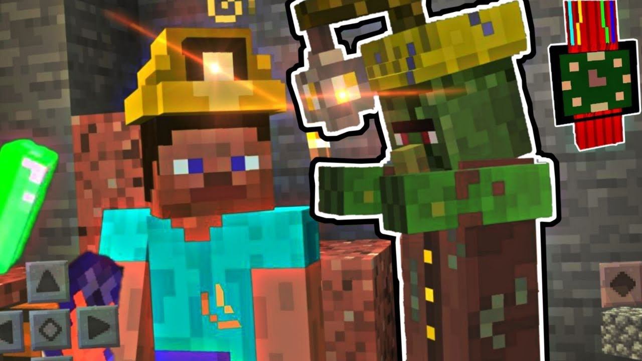 Майнкрафт ПЕ с Пещерным Обновлением | Скачать смотреть онлайн