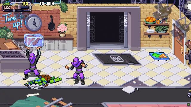 Teenage Mutant Ninja Turtles: Shredder’s Revenge — Первый уровень смотреть онлайн