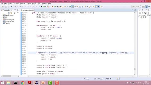 Linked List Problems in Java - 54: Subtract two numbers represented as linked list смотреть онлайн