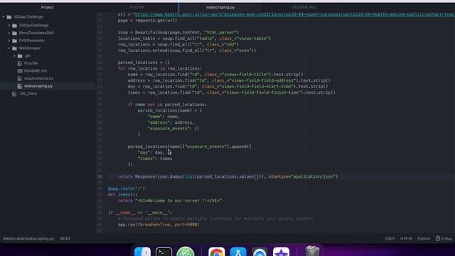 Using Beautiful Soup to Parse HTML and Build a Webscraper and Flask API to Expose Parsed Data смотреть онлайн