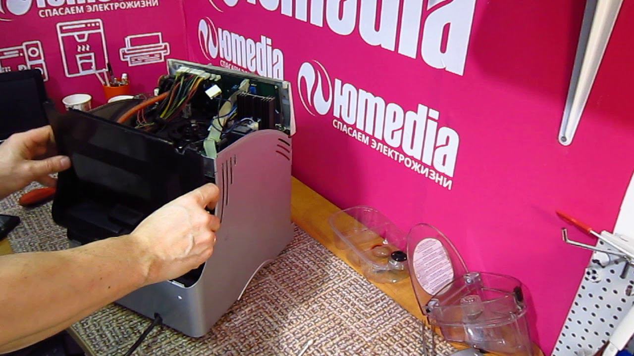 Вода течёт на стол | Техническое обслуживание кофемашины | Ремонт кофемашин SAECO INCANTO в СПб смотреть онлайн