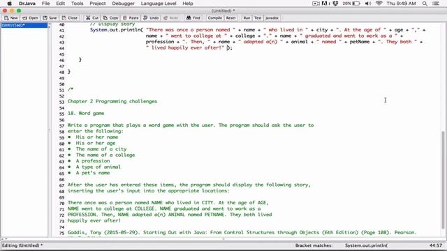 2.18. Word Game - Java смотреть онлайн