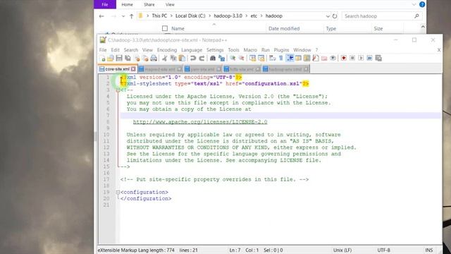 How to install Hadoop 3.3.0 on Windows 10 | Easy step by step tutorial (Latest Version as of 2020) смотреть онлайн