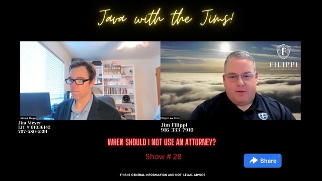 Java with the JIMs Show 28 When should I NOT use an attorney? смотреть онлайн