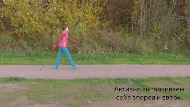 Техника скандинавской ходьбы. смотреть онлайн