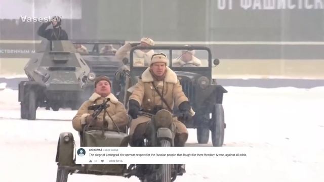 75 лет снятия блокады Ленинграда - Комментарии иностранцев смотреть онлайн