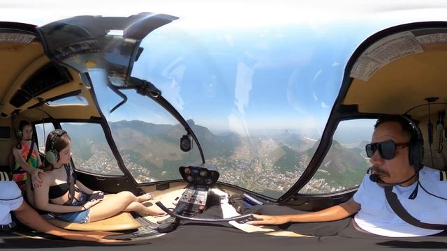 Leiriane E Lara - Voo De Helicóptero - Rio De Janeiro - Brasil - 2023 - VR 360 VIDEO