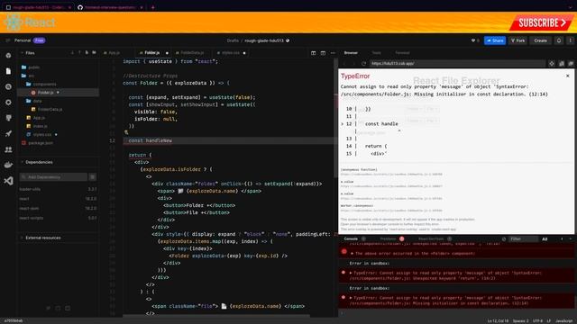 REACT JS File Structure Interview Slow Paced Tutorial - Pure Coding Vibes смотреть онлайн