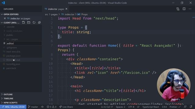 09. Configurando o .editorconfig - Aprenda NextJS, GraphQL na prática! смотреть онлайн
