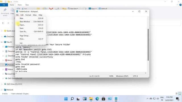 How to Set Password to Folder Windows 11 смотреть онлайн