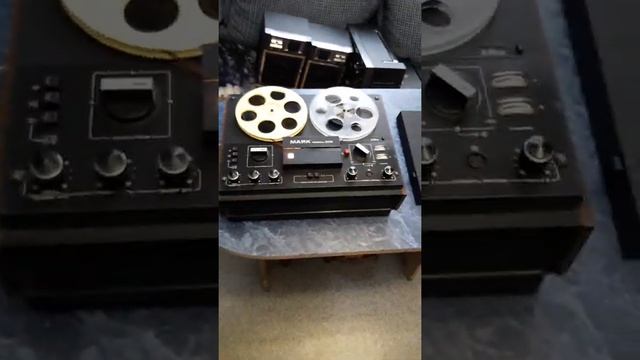Катушечный магнитофон Маяк-205. смотреть онлайн