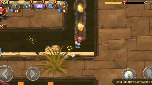 Level 2-4. Прохождение игры Super Jungle Jump на Android