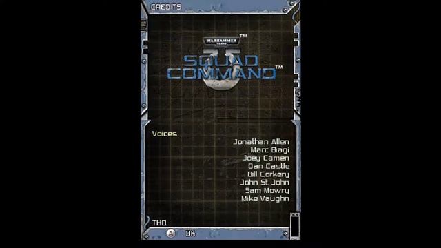 Warhammer 40,000 Squad Command DS Cutscenes. смотреть онлайн