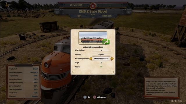 Railway Empire Update 1.07/1.5 & The Great Lakes DLC Features |German