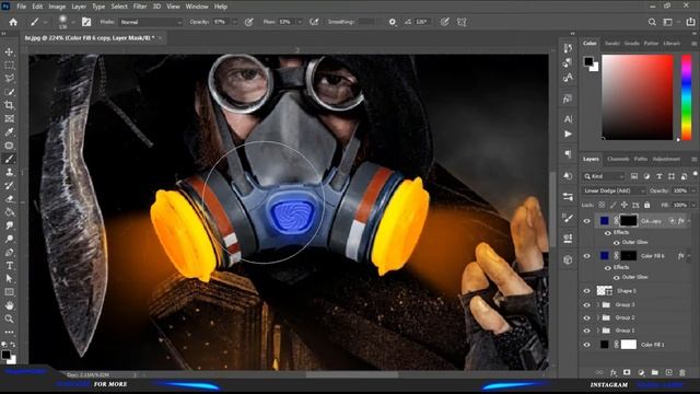 Editing Your Photos in Photoshop Using Glow Effect l Glowing Effect Photoshop Tutorial 2022 смотреть онлайн