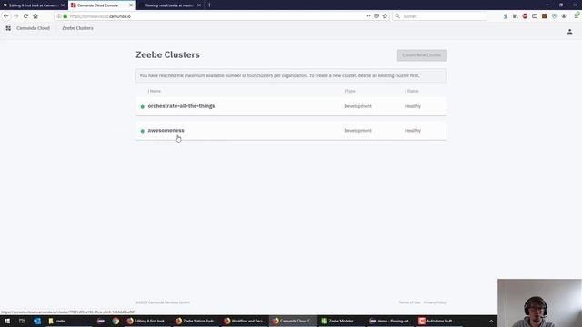 How to run the flowing retail example with Zeebe in Camunda Cloud смотреть онлайн