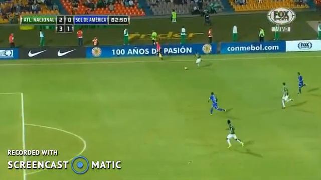 SEGUNDO GOL HD Orlando Berrio Atlético Nacional vs Sol de america Copa sudamericana смотреть онлайн