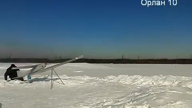 Замедленный пуск БПЛА Орлан-10.avi смотреть онлайн