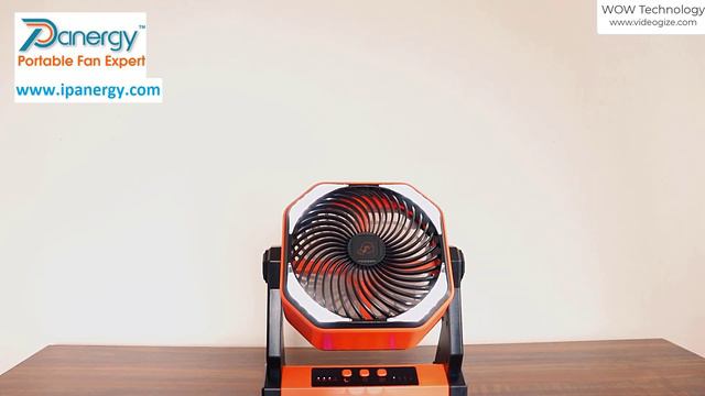 Best Rechargeable Camping Fan With LED Lantern - Desk Fan Panergy D10 Review